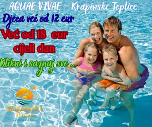Aquae Vivae Krapinske Toplice – bazeni, wellness i obiteljske ulaznice